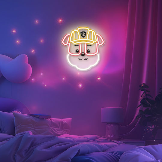 Paw Patrol Lumină de perete pentru copii Lumini LED Plastic