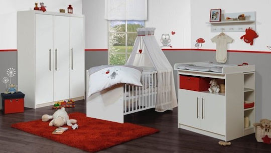 Polihome Kinder Wandhaken Hölzernes mit Regal 80x17x29cm Polihome Kinder Wandhaken Hölzernes mit Regal 80x17x29cm