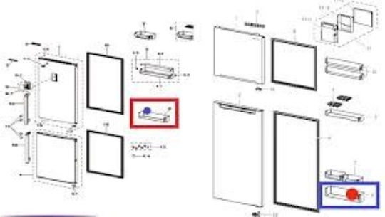Samsung Резервен Рафт За Хладилник