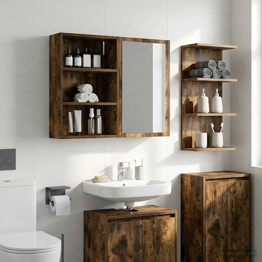 vidaXL Dulap De Baie 40x16x62,5cm Stejar