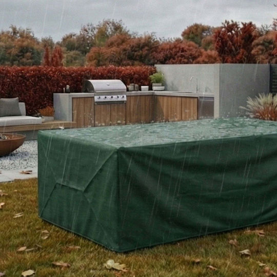 Progarden Dining Table Cover Green 165x115x80cm