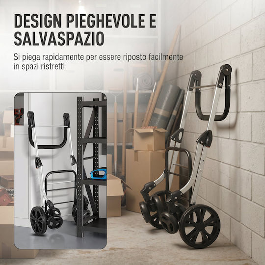 Shopping Trolley Gray 46lt