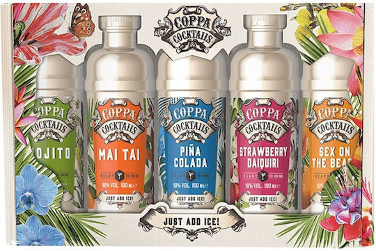 Coppa Cocktails Drink Miniature Set 5pcs 100ml