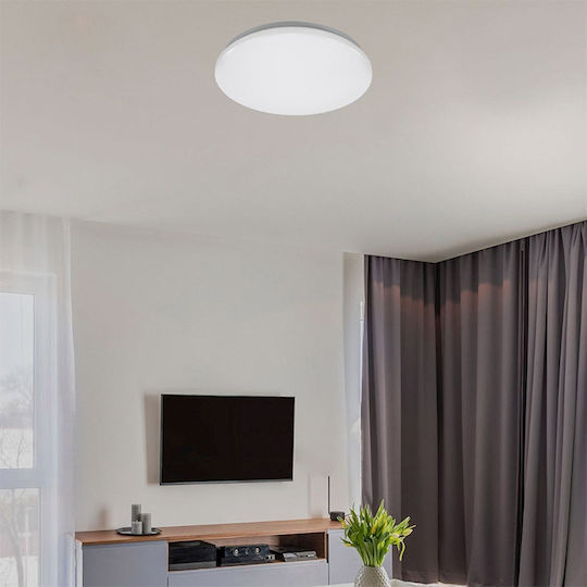 Rabalux Rund Außen LED-Panels 24W Mit Natürliches Weiß Licht 4000K