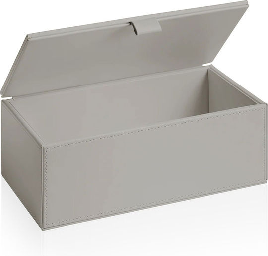 Decor Walther Cutie Capac Dreptunghiulară Piele Ecologică Taupe 9.5x24.5x13 Cm Decor Walther Cutie Capac Dreptunghiulară Piele Ecologică Taupe 9.5x24.5x13 Cm