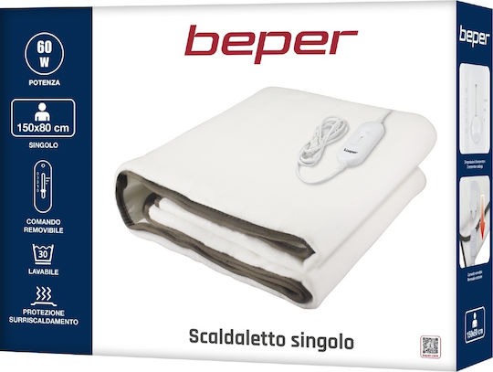 Beper Waschbar Weiß 60W 80x150cm
