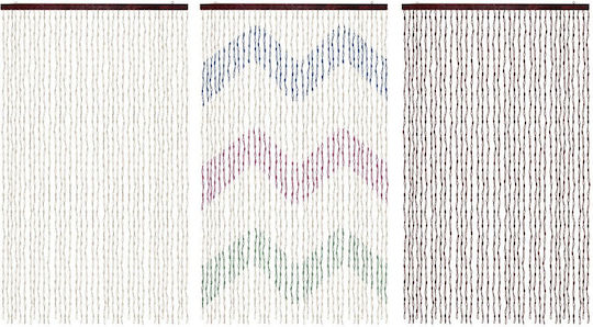 HOMie Door Curtain Fabric Brown 180x90cm 10-271
