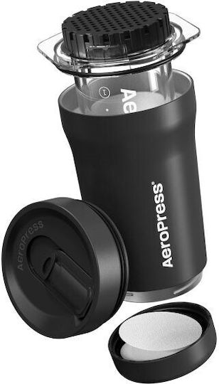 Aeropress Go Plus Manual Filter Coffee Maker Plastic Black 200ml
