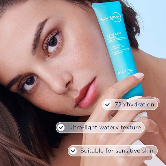 Bioderma Hydrabio Légère воден крем с лека текстура за нормална до смесена кожа
