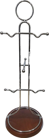 Karvounis Metallischer Becherständer 40cm Silber