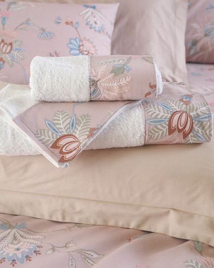 Rythmos Nezure Σετ Σεντόνια King Size με Λάστιχο 230x260+25εκ. Πουδρα (4τμχ)