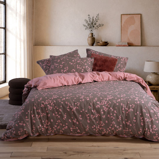 Nef-Nef Homeware Harmony Комплект Чаршафи Единични 170x270см. Червени (3бр)