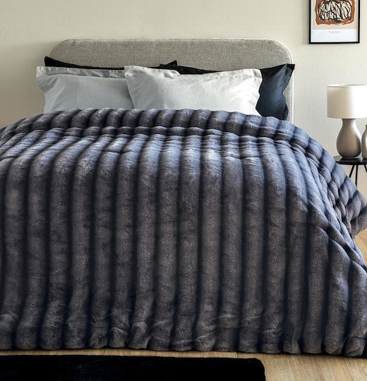 Palamaiki Husă de pătură Super Dublu 230x250cm Cate Gri 860 g/mp²Gsm