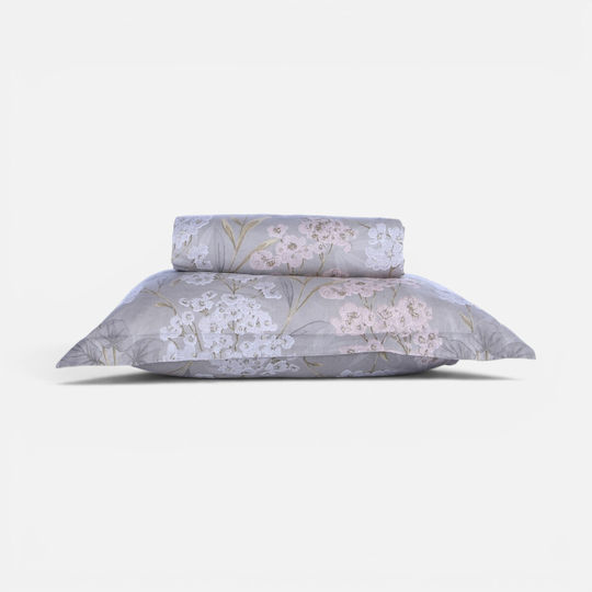 Nef-Nef Homeware Завивка Супер двойна 240x230см Darling Сива