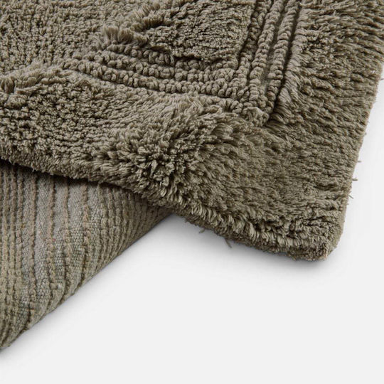 Nef-Nef Homeware Неплъзгащо се Подложка за Баня Памучно Aegean L.grey 70x120см.