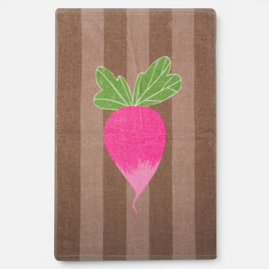 Nef-Nef Homeware Покривка За Маса Памучна Устойчива На Петна Radish Кафява 140x140см