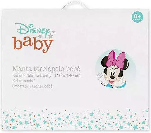 Interbaby Одеяло Детско легло Rachel Counting Sheep Minnie Велур Розов 110x140см.