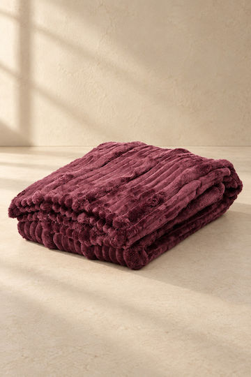 Kaemingk Einheitsdecke 170x130cm Burgundisch Kaemingk Einheitsdecke 170x130cm Burgundisch