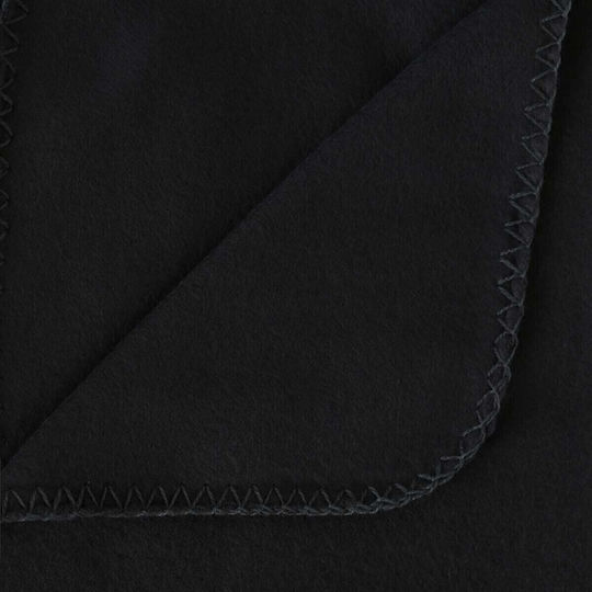 Atmosphera Fleece Blanket Sofa 125x150cm Black