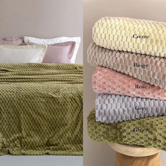 Palamaiki Aster Decke Fleece Moné 160x220cm Beige