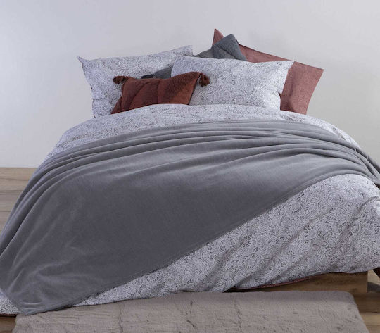 Nef-Nef Homeware Pătură Cozy Fleece Superdublă 220x240 cm Verde Marin