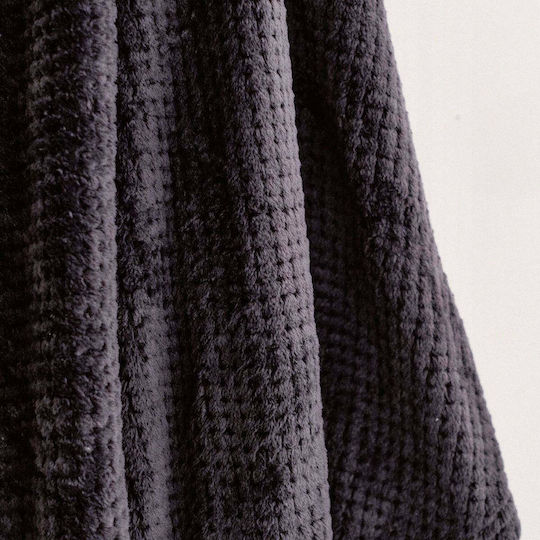 Today Velvet Blanket Single 150x200cm Black