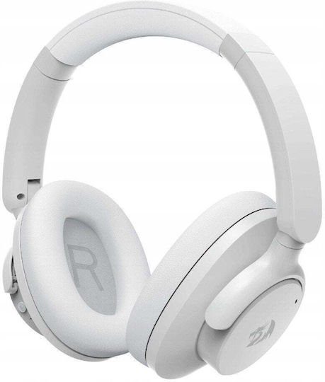 Redragon VibeCore 600X Безжичен Over Ear Гейминг Слушалки с връзка 3,5 мм / Bluetooth Бял