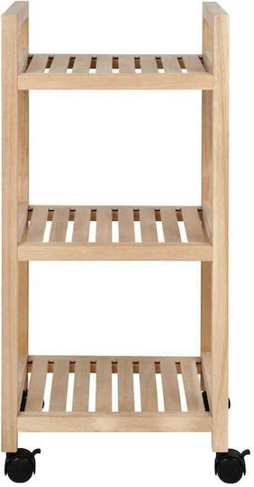 Wenko SP01 15970976 Boden Badezimmerregal Hölzernes Braune