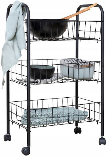 Wenko Boden Badezimmerregal Metallisch Schwarz