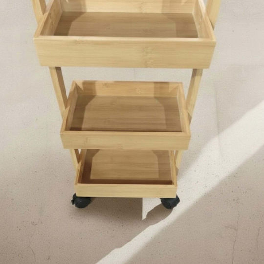 5Five Boden Badezimmerregal Bamboo 90x16x90cm