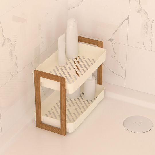 5Five Ραφιέρα Μπανιέρας Πλαστική 27x20.5x35cm Λευκή 5Five Ραφιέρα Μπανιέρας Πλαστική 27x20.5x35cm Λευκή
