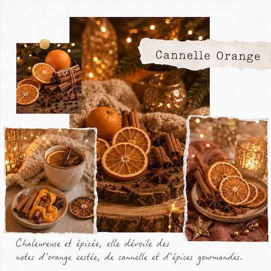 Durance Aromatisches Kerze in Gefäß Orange 180g