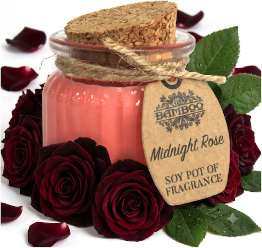 Ancient Wisdom Aromatic Soy Candle in Jar with Rose Scent 7x5.5cm