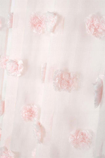 Curtain With Grommets S-F Pompinou Poudre 140x260cm