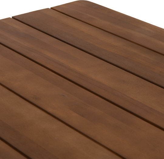 Masă din Lemn pentru Exterior Nole Natural 200x100x74cm