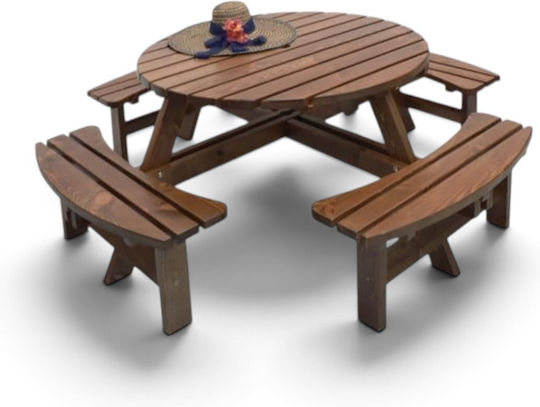 Metal Sitting Room Table for Small Outdoor Spaces 90x26x43cm