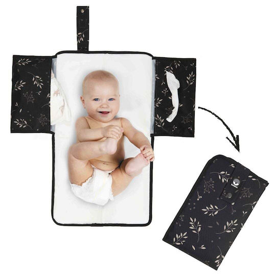 Dooky Αλλαξιέρα Ταξιδίου από Ύφασμα Black 60x34cm