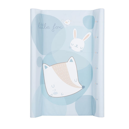 Kikka Boo Soft Changing Pad Little Fox made of Plastic Blue 70x50cm