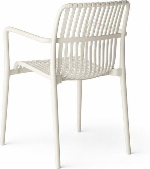 Outdoor Chair Polypropylene Ecru Outdoor Chair Polypropylene Ecru
