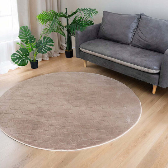 Strado Covor Rotund Bej Φ160cm