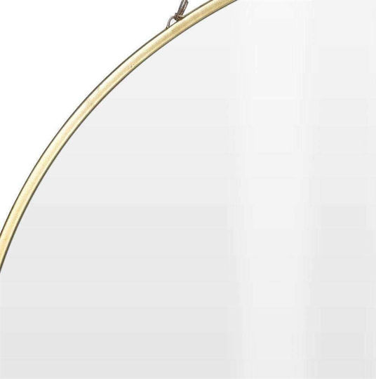 Mit Metallkette Wandspiegel mit Gold Metallisch Rahmen Durchmesser 29cm 1Stück