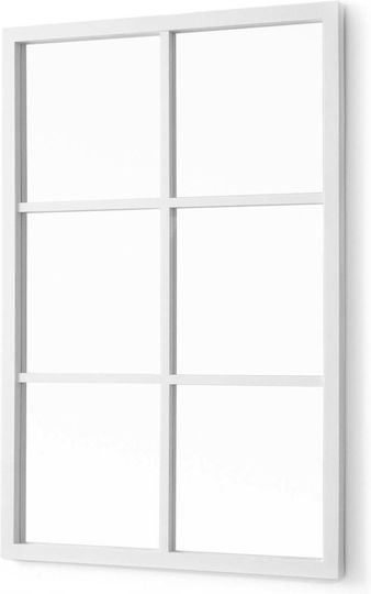 Gift Decor SP01_14908980 Огледало На Стената Правоъгълно Бяло 71x49см Gift Decor SP01_14908980 Огледало На Стената Правоъгълно Бяло 71x49см