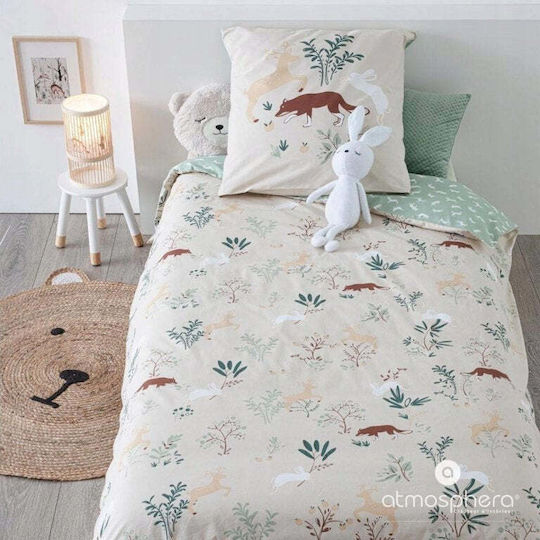 Douceur d'Intérieur Kids Round Throw Pillow A-S Bear 28cm Beige