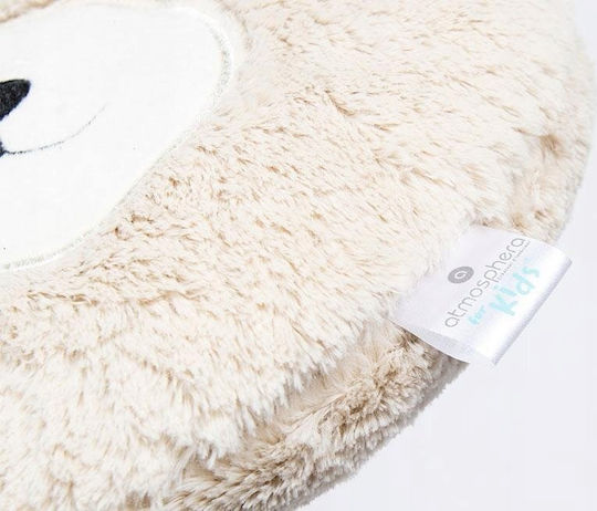 Douceur d'Intérieur Kids Round Throw Pillow A-S Bear 28cm Beige