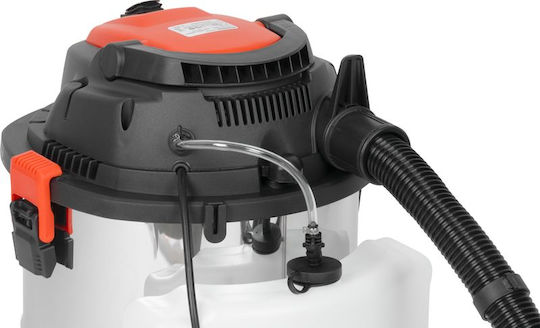 SGTT Mwd211 Aspirator Umed Uscat 1600W Cu Recipient Din Inox 20lt Argintiu