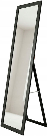 Edaxo Mirror with Black Wooden Frame 170x50cm