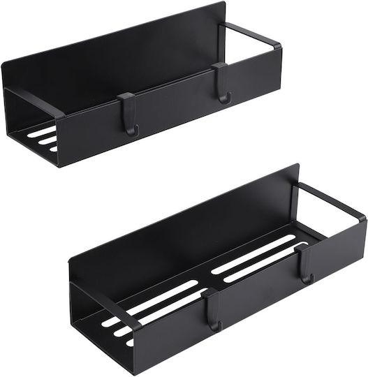 Raft de perete Inox 27x8.5x7.1cm Negru Raft de perete Inox 27x8.5x7.1cm Negru