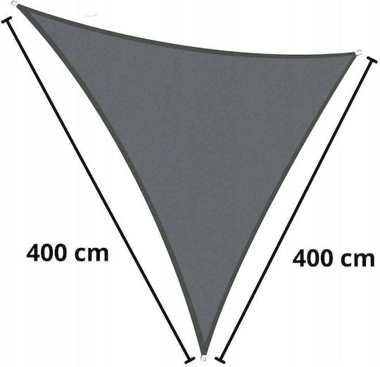 Lean Toys Триъгълен Shade Sail Сив 4м Lean Toys Триъгълен Shade Sail Сив 4м