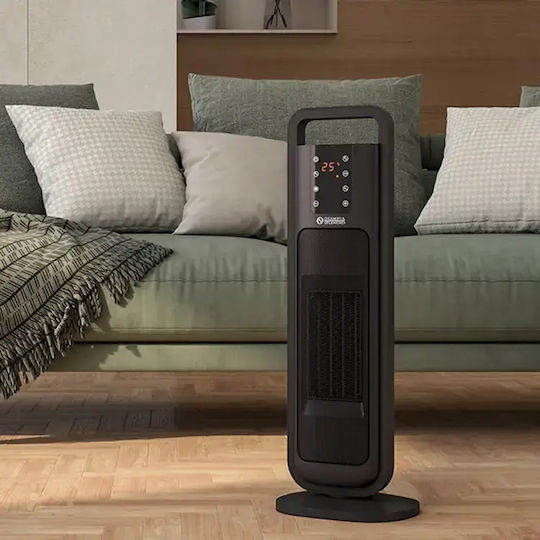 Olimpia Splendid Caldo Line Nw Aerotermă Ceramică De Cameră De Podea Neagră 2000W