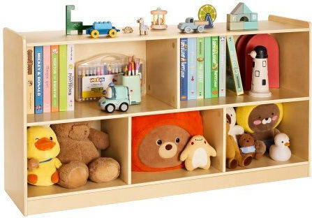 Kids Wooden Cabinet Brown